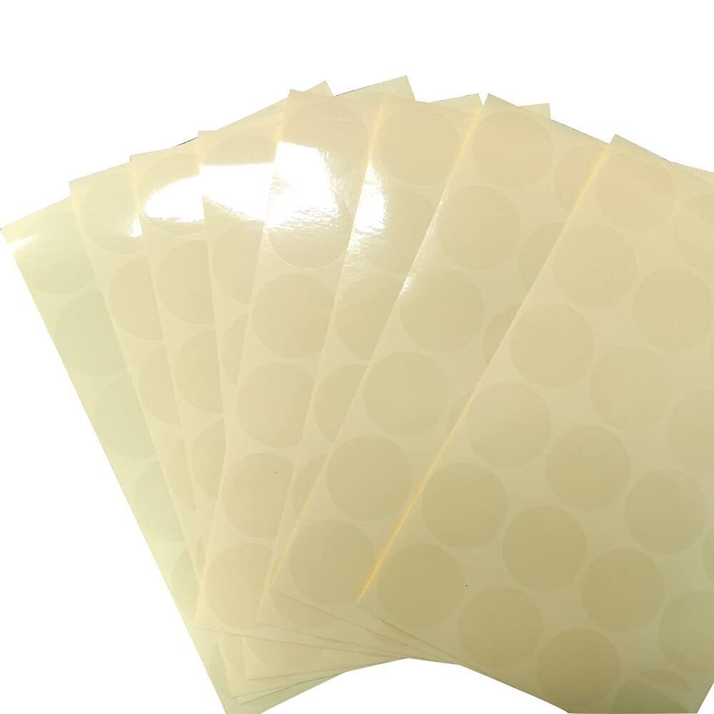 1383 2000 PCS Clear Circle Labels Retail Packages Transparent Seals 1/2inch